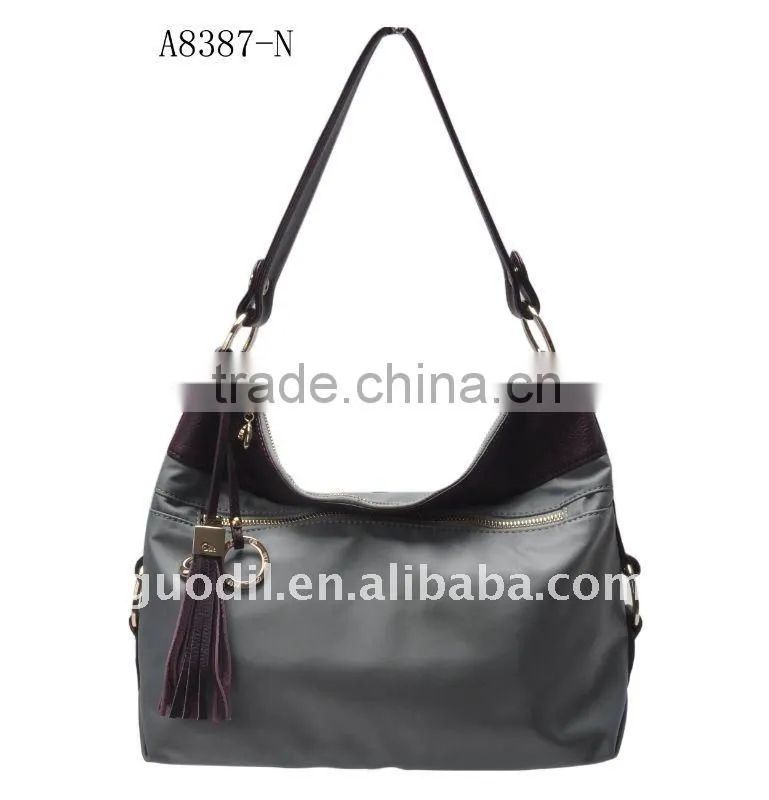 Classic Nylon front zip hobo new fashion handbags 2012