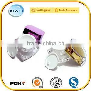 small plastic containers acrylic screw cap
