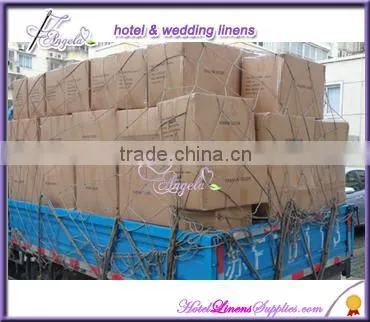 200TC white plain percale hotel bed sheets for 3-star hotels, motels