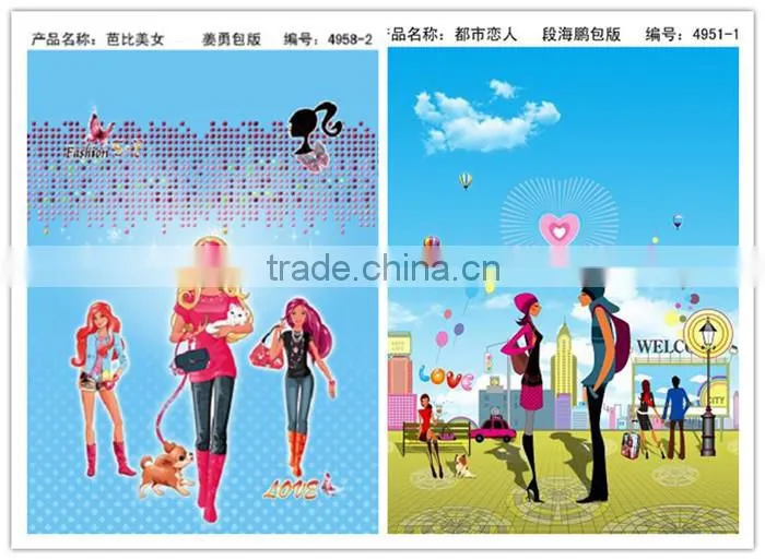 Hot transfer foil for leather