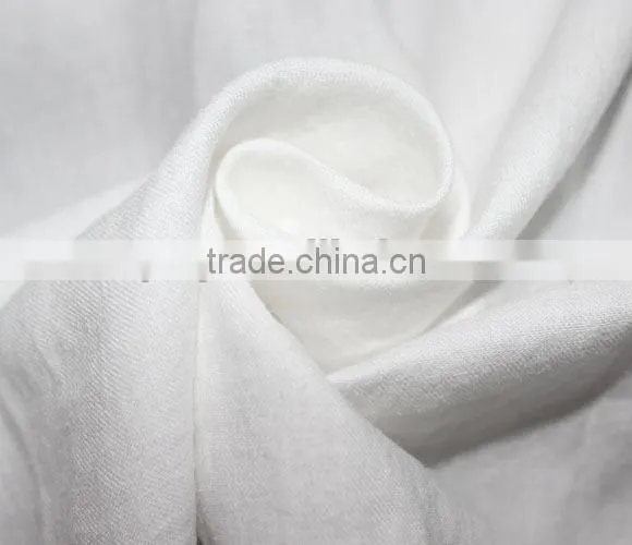 Garment Use Plain Dyed 55%Ramie 45% Viscose Blend Fabric