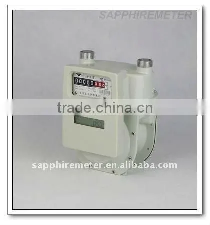 ICG1.6B Sapphire Diaphragm Household Aluminum Case IC card prepaid intelligent Gas Meter
