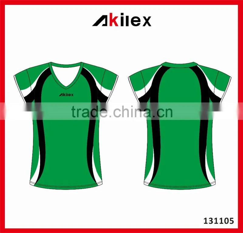 custom design volleyball jersey with high quality