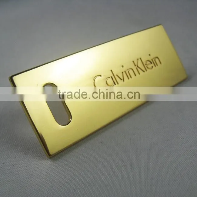 bag accessories metal plates
