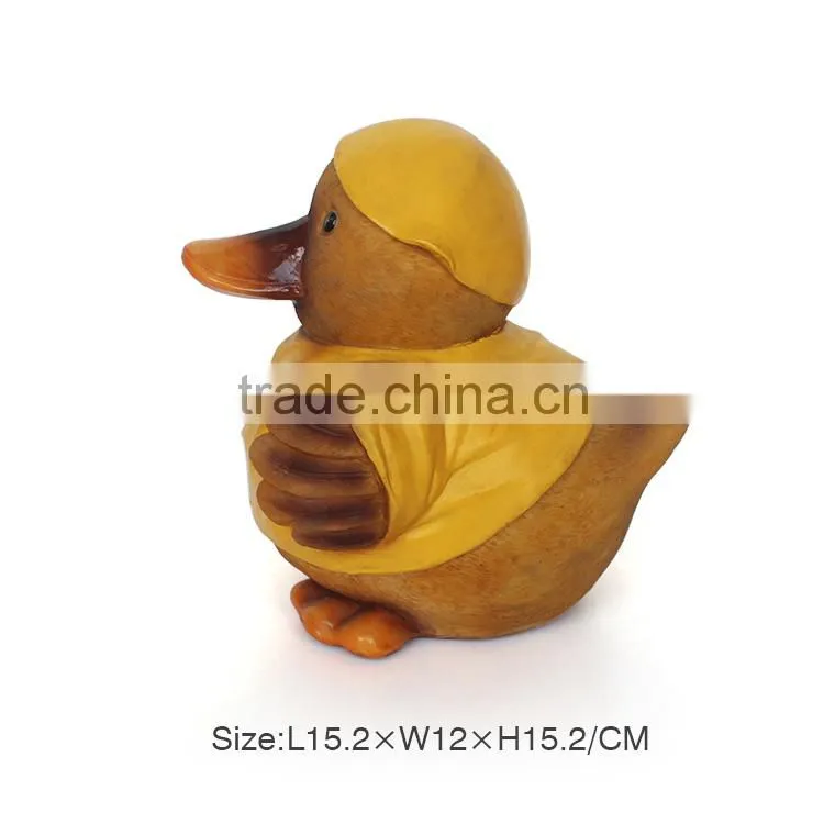Yellow Rubber Duck Toy,Polyresin Yellow Duck Decoration,Minion Yellow Duck Ornament