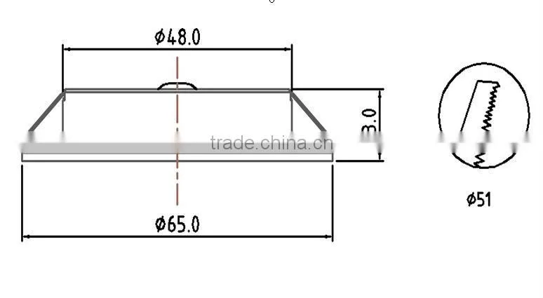 3W Square Downlight COB with Certification