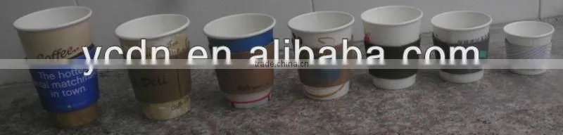 plastic cup and paper cup sleeve