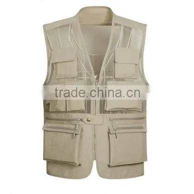 Sleeveless for men fishing vest