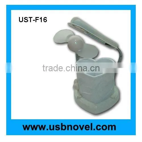 USB fan with led light