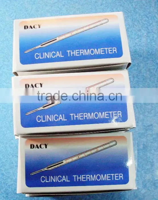 High Quality Good Price Medical Glass Mercury Armpit Clinical Thermometer DT-11C