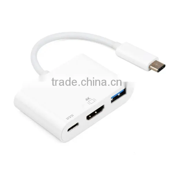 USB3.1 Type c to HDMI/USB3.0/Type c HUB