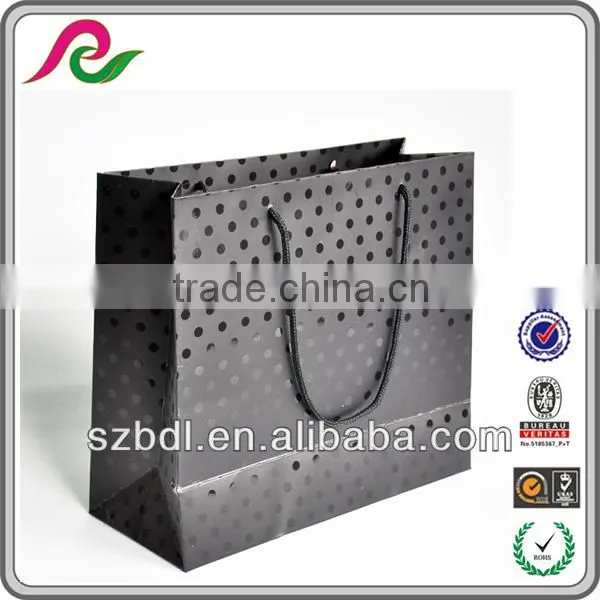 2016 customized promotion pink paper bag gift packaging