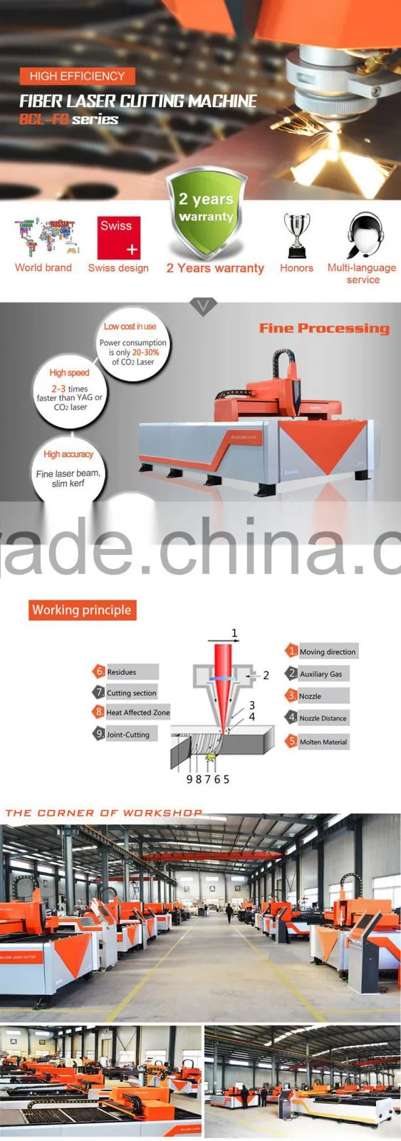 1000w 2000w manual sheet metal cutting machine from china bodor