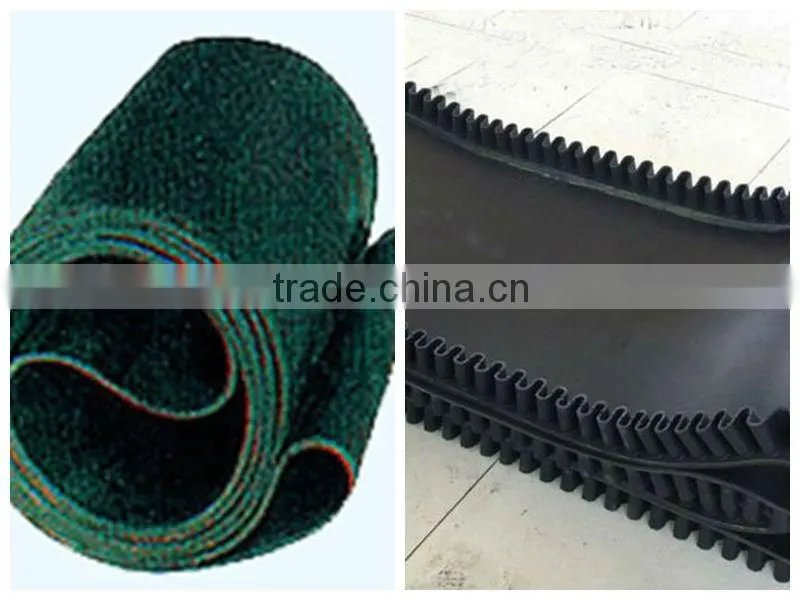 Corrugated and sidewall conveyor belts
