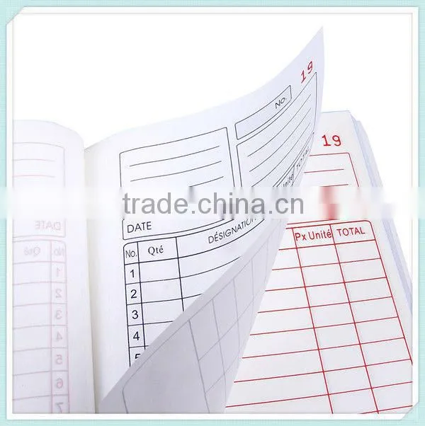 NCR manufactures 5.5*8.1'' duplicate easy copying invoice book
