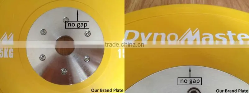 Olympic size with steel inserts rubber bumper plate