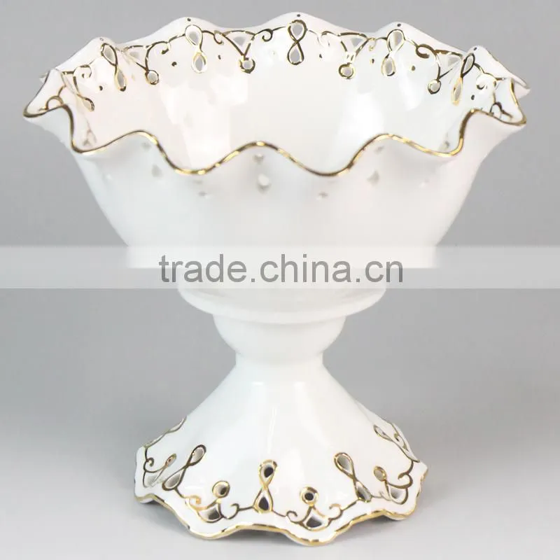 2015 new bone plate fruit, cake holder, stand dish