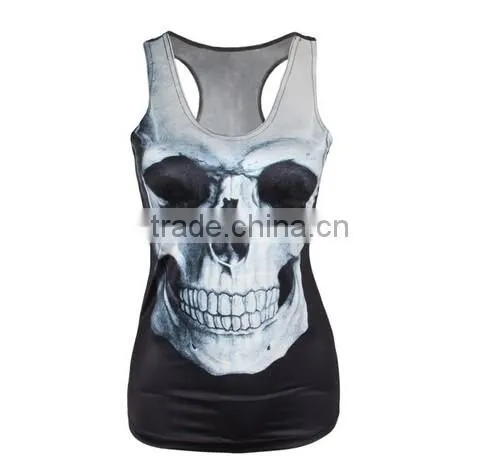 New Womens tiger covered vibrant native tribal 3D Print Basketball Vest