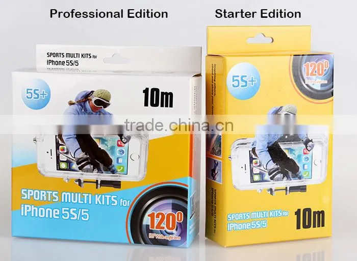 mobile phone silicon case for capturing action sports ,mountain biking,water sports,skating,snow sports