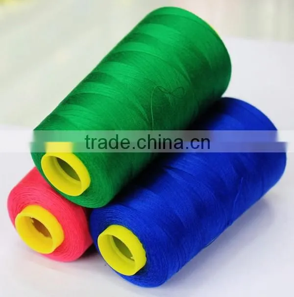 20/2 20/3 raw white 100% spun polyester sewing thread