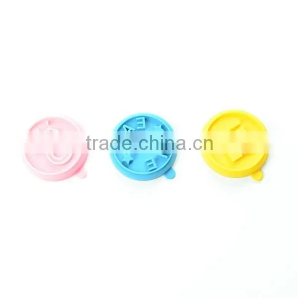 Wooden handle silicone cookie custom stamp