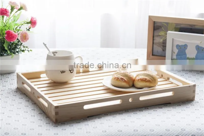 wood rectangular plates for bread