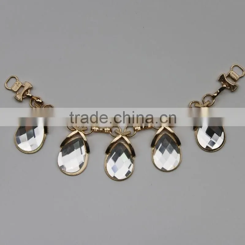 Garment accessories custom metal decoration