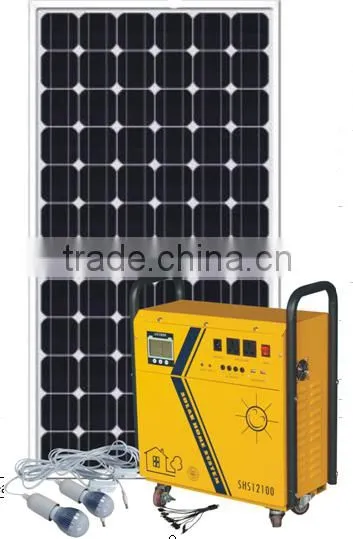 small systerm high power solar dc power system new design 1kw portable solar generator