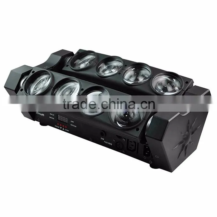 MY2S-10W * 8 RGBW 2 x 4 Eyes Spider LED Light