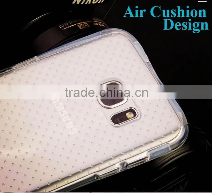 4 Corners Air Cushion Design Phone Case For Samsung Galaxy S7 S7 Edge Transparent Ultra Thin Soft TPU Back Cover Phone Cases