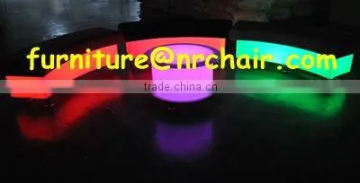 shanghai commercial furniture wholesale nightclub acrylic led modern lounge circle sofa