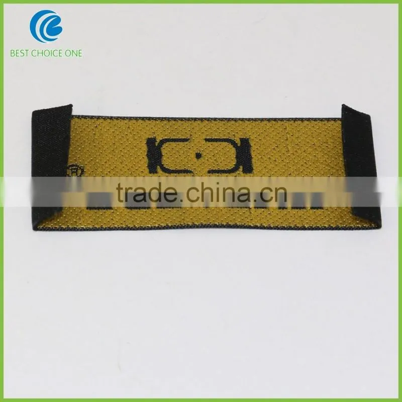 2016 Factory wholesale Custom Polyester Damask Woven Labels For Clothing