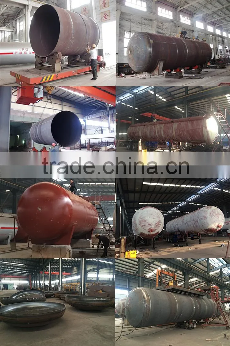 58500L 3 axle lpg semi trailer