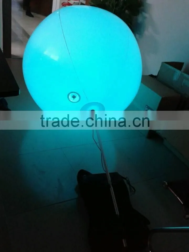 LED light backpack balloon, advertising walking balloon, inflatable backpack ball with logo