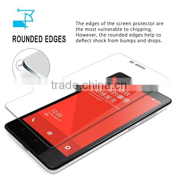 Anti-scratch tempered glass screen protector for redmi note, tempered glass for redmi note