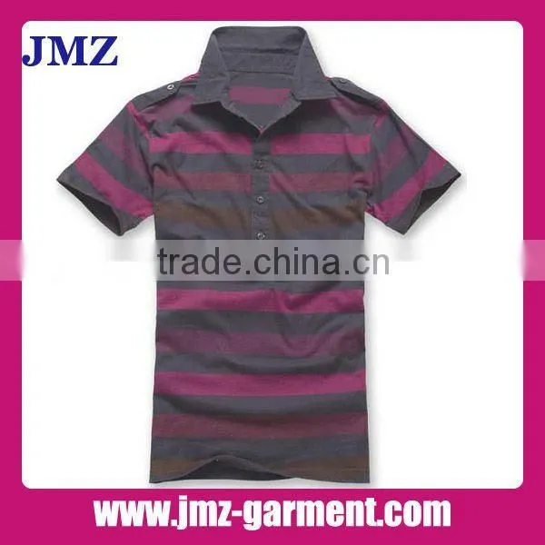 Pocket design 100% jersey cotton polo t shirt for men