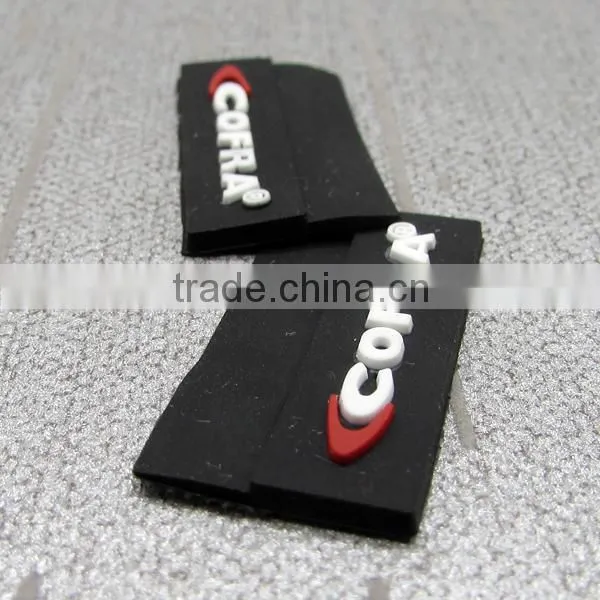 Black Garment Rubber Label for Clothing