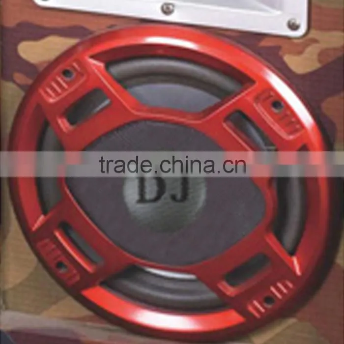colorful portable active stage wireless bass speaker with mic input