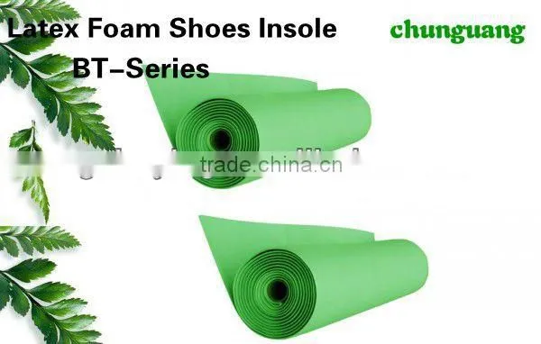 Latex foam sheet / roll shoe material