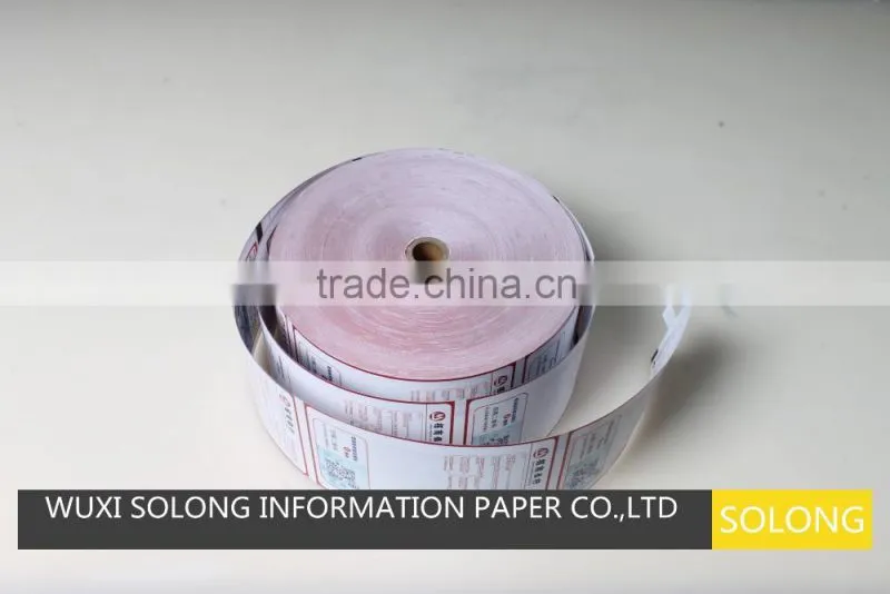 ATM receipt thermal paper roll for bank using