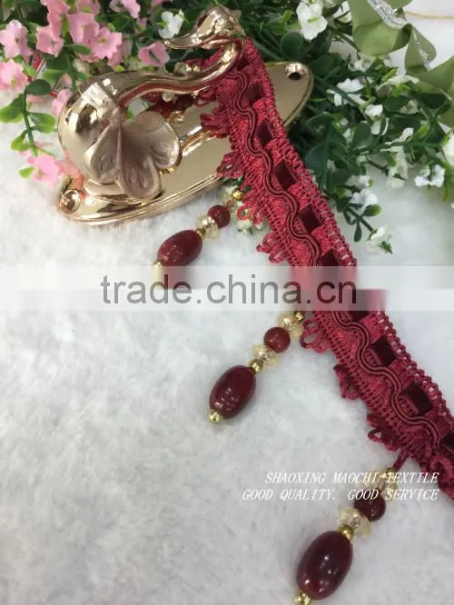 wholesale curtain lace fringes for Home Textile Accessory