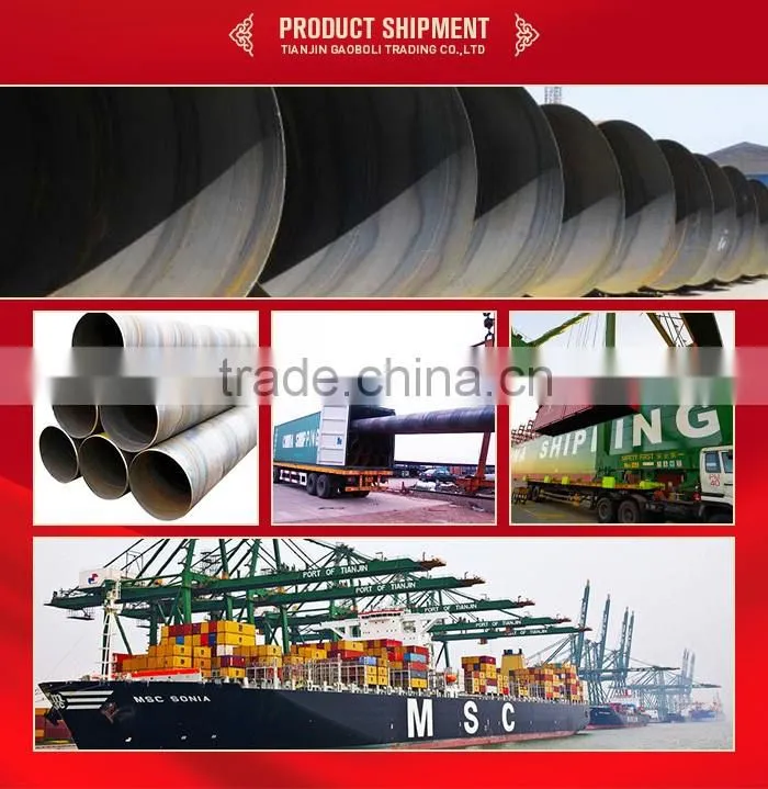 Carbon spiral 1400mm welded steel pipe