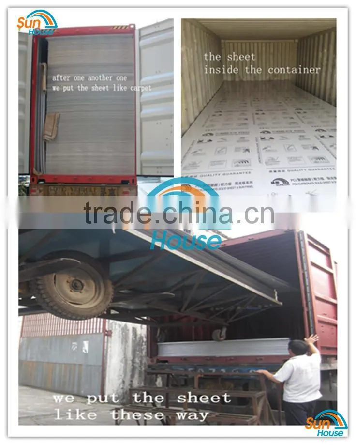 PC hollow sheet aluminum profile strip for installation