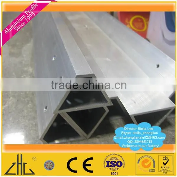 Wow!! Aluminium cnc extrusion profile manufacturer/aluminium profile cnc factory/color anodized aluminium door frame with holes