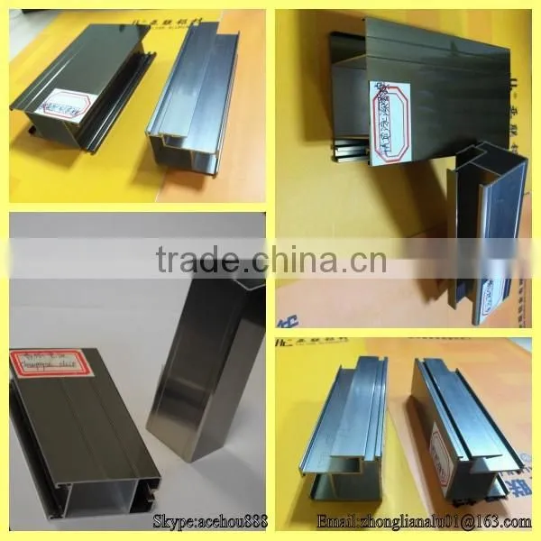 WOW!!!Canton fair cabinets aluminum extrusion profiles /thermal break aluminum extrusion /powder coating aluminum extrusion