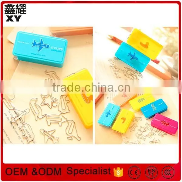 The 12 Chinese zodiac shapes animals design metal paper clips