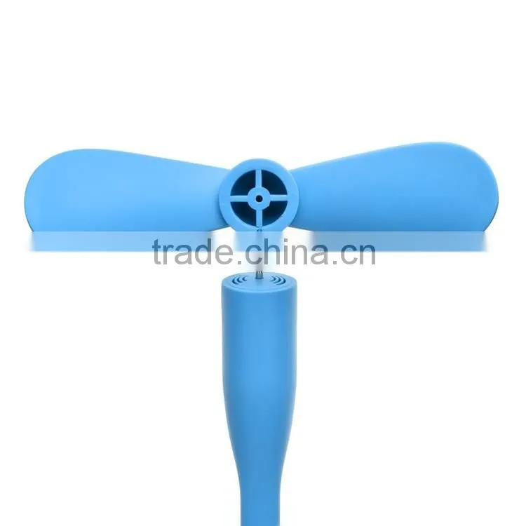 Portable USB Desk Soft Fan Leaves Super Mute Flexible for Laptop Office