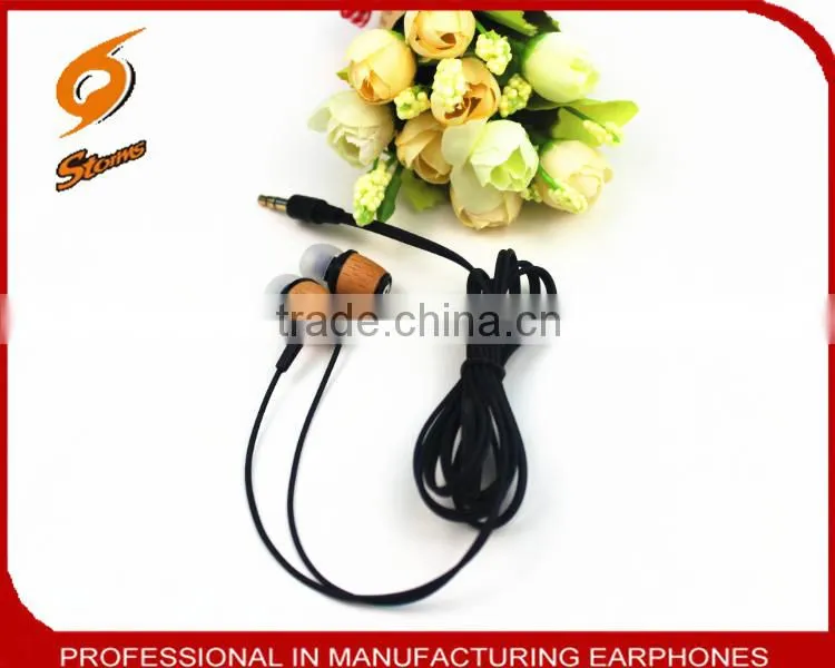 Hot SaleWooden Earphones ,Custom Earphones In Bulk,