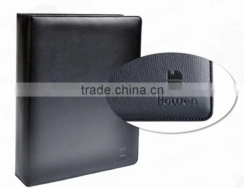 OEM 4 post binder document folder/A4 leather file folder