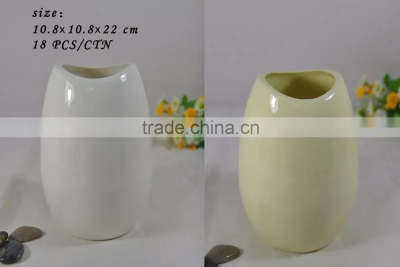 Indoor ceramic flower pot